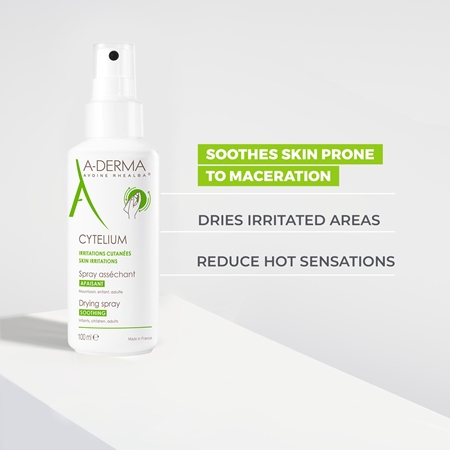 A-Derma Cytelium spray calmante e secante para pele irritada
