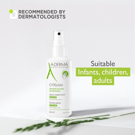 A-Derma Cytelium spray calmante e secante para pele irritada