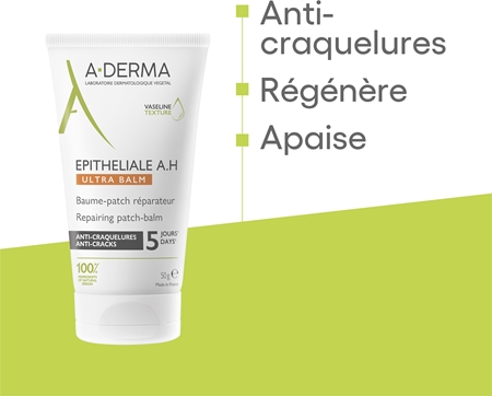 A-Derma Epitheliale A.H. Baume-Patch Réparateur baume régénérant pour peaux sèches à très sèches