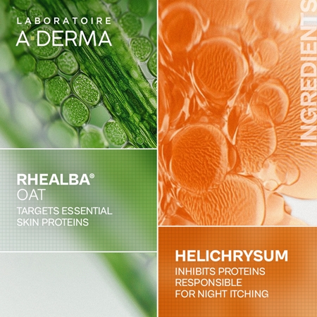 A-Derma Exomega Control Repairing Emollient Night Cream Regenerating Night Cream to stop scratching