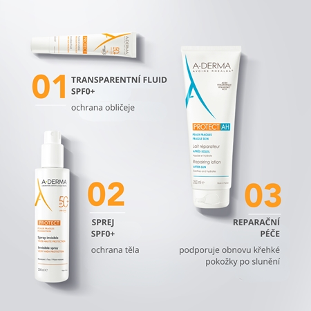A-Derma Protect Spray ochranné mléko ve spreji SPF 50+