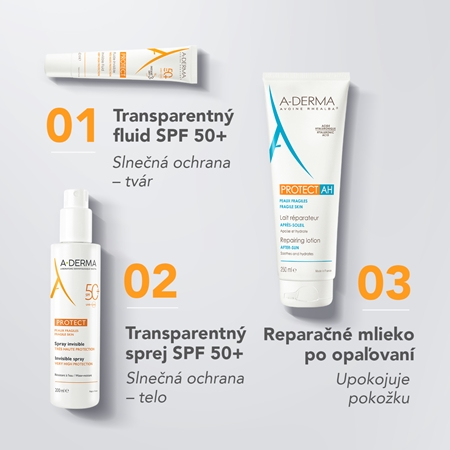 A-Derma Protect Spray ochranné mlieko v spreji SPF 50+