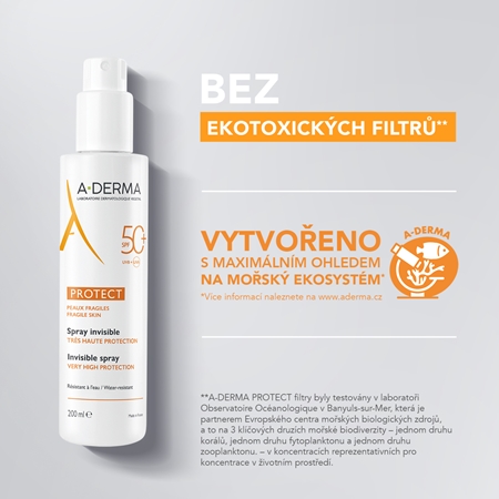 A-Derma Protect Spray ochranné mléko ve spreji SPF 50+