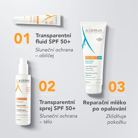 A-Derma Protect Spray ochranné mléko ve spreji SPF 50+