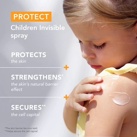 A-Derma Protect Kids Children Invisible Spray sunscreen lotion spray with SPF 50+ for children