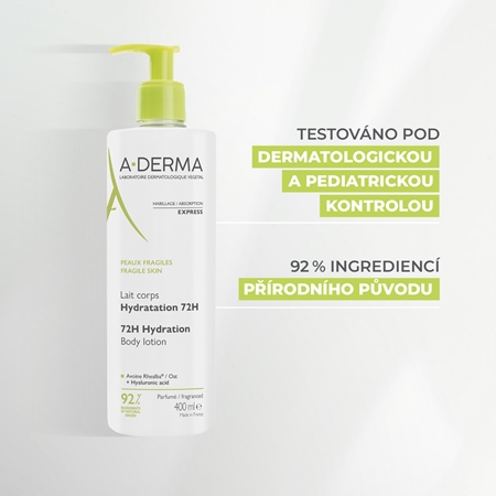 A-Derma Essentials Body Lotion 72h Hydration hydratační tělové mléko