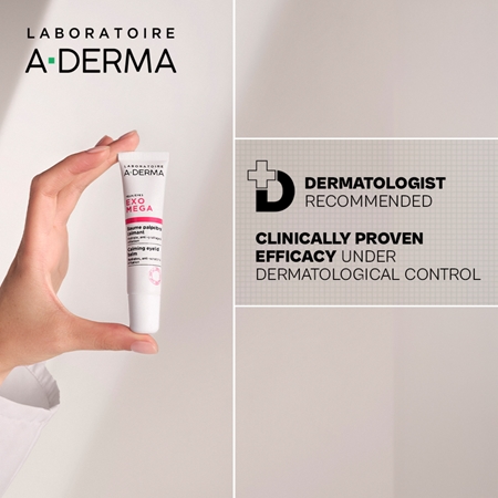 A-Derma Exomega Calming Eyelid Balm Soothing Cream for the eye area