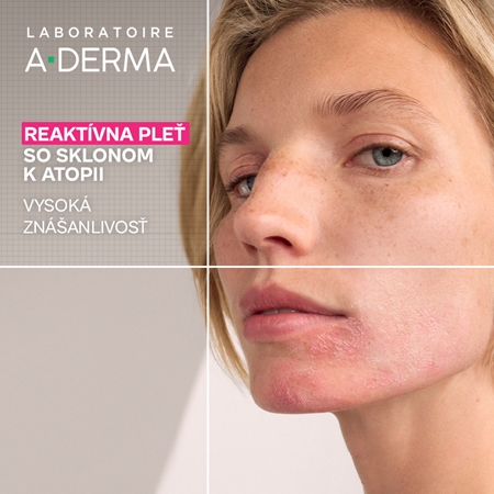 A-Derma Exomega Calming Cleansing Gel čistiaci a odličovací gél s upokojujúcim účinkom