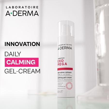 A-Derma Exomega Calming Gel-Cream hydrating and soothing gel cream