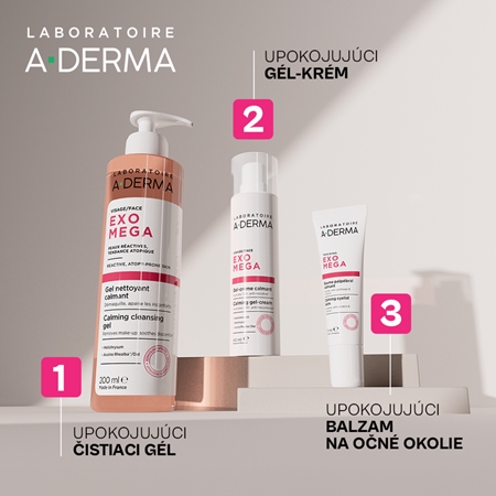 A-Derma Exomega Calming Gel-Cream hydratačný a upokojujúci gélový krém