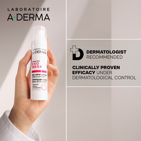 A-Derma Exomega Calming Gel-Cream hydrating and soothing gel cream