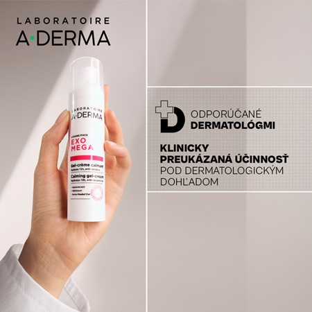 A-Derma Exomega Calming Gel-Cream hydratačný a upokojujúci gélový krém
