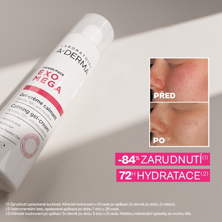 A-Derma Exomega Calming Gel-Cream hydratační a zklidňující gel krém