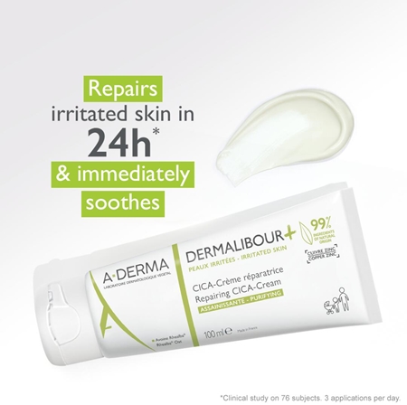 A-Derma Dermalibour+ Restoring Cream for irritated skin