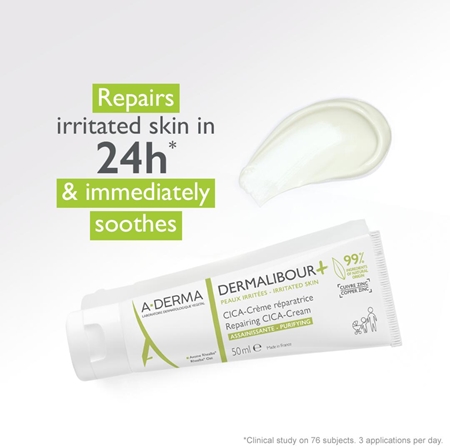 A-Derma Dermalibour+ Restoring Cream for irritated skin