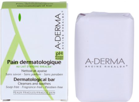 A-Derma Original Care jabón limpiador dermatológico para pieles sensibles e irritadas