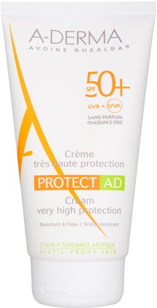 A-Derma Protect AD apsaugos nuo saulės kremas atopiškai odai SPF 50+