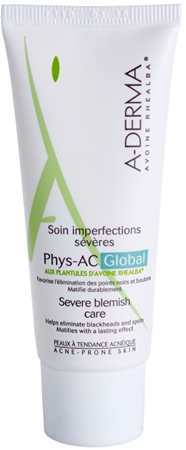 A-Derma Phys-AC Global soin complet pour peaux à problèmes, acné