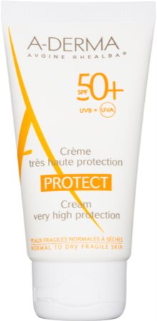 A-Derma Protect захисний крем для нормальної та сухої шкіри SPF 50+