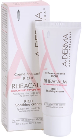 A-Derma Rheacalm ravitseva ja rauhoittava voide kuivalle iholle