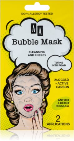 AA Cosmetics AA Bubble Mask čisticí pleťová maska