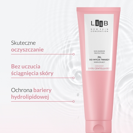 AA Cosmetics LAAB 100% Centella B12 nawilżający żel oczyszczający do twarzy