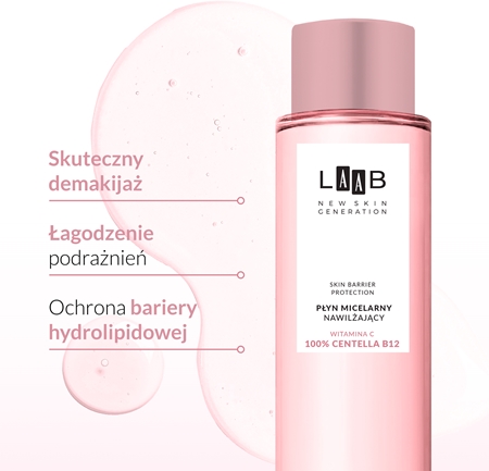 AA Cosmetics LAAB 100% Centella B12 nawilżająca woda micelarna