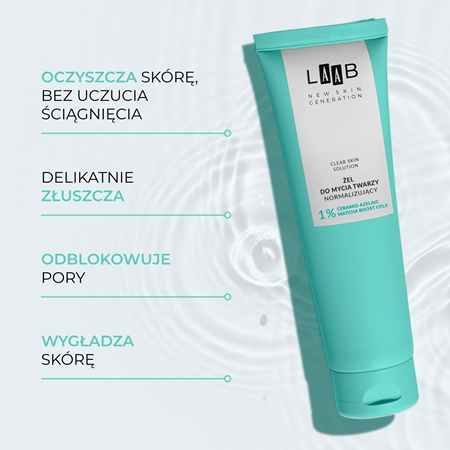 AA Cosmetics LAAB Clear Skin Solution normalizujący żel oczyszczający do skóry tłustej i mieszanej