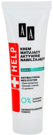 AA Cosmetics Help Acne Skin krem nawilżająco-matujący