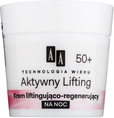 AA Cosmetics Age Technology Active Lifting Herstellende en Verstevigende Nachtcrème 50+