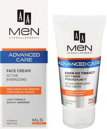 AA Cosmetics Men Advanced Care Actieve Crème voor het Gezicht