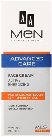 AA Cosmetics Men Advanced Care Actieve Crème voor het Gezicht