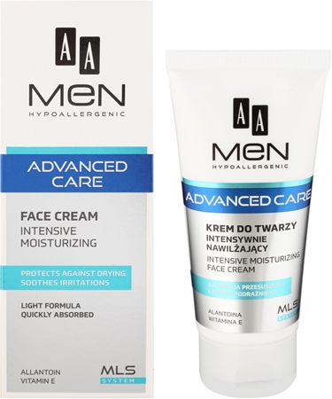 AA Cosmetics Men Advanced Care intensive, hydratisierende Creme für das Gesicht