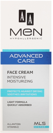 AA Cosmetics Men Advanced Care intensive, hydratisierende Creme für das Gesicht