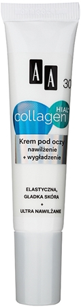 AA Cosmetics Collagen HIAL+ hydratační a vyhlazující oční krém 30+