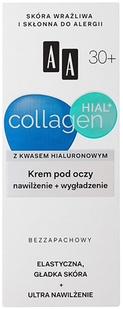 AA Cosmetics Collagen HIAL+ hydratační a vyhlazující oční krém 30+
