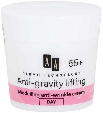 AA Cosmetics Dermo Technology Anti-Gravity Lifting modellierende Creme mit Antifalten-Wirkung 55+