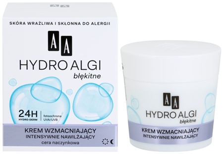 AA Cosmetics Hydro Algae Blue Reinforcing Cream for Broken Capillaries with Moisturizing Effect