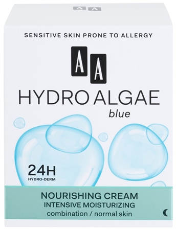 AA Cosmetics Hydro Algae Blue crema hidratanta si hranitoare