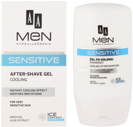 AA Cosmetics Men Sensitive gel refrescante after shave