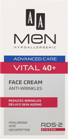 AA Cosmetics Men Vital 40+ protivráskový krém proti stárnutí pleti