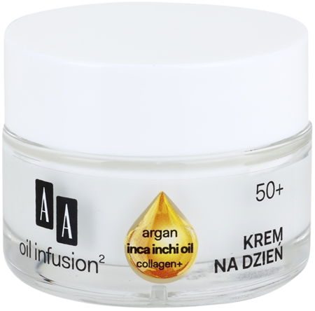 AA Cosmetics Oil Infusion2 Argan Inca Inchi 50+ denní liftingový krém proti vráskám