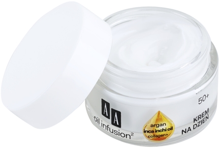 AA Cosmetics Oil Infusion2 Argan Inca Inchi 50+ denní liftingový krém proti vráskám