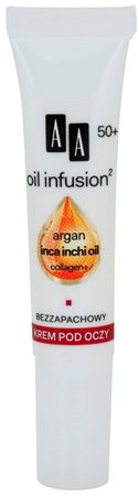 AA Cosmetics Oil Infusion2 Argan Inca Inchi 50+ Restorativ creme til øjenområdet