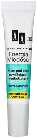 AA Cosmetics Age Technology Youthful Vitality crema de ochi pentru hidratare si matifiere 30+