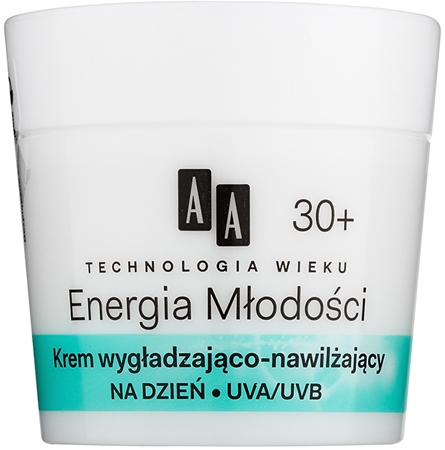 AA Cosmetics Age Technology Youthful Vitality Hydraterende en Egaliserende Gezichtscrème 30+