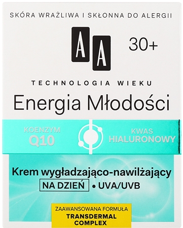 AA Cosmetics Age Technology Youthful Vitality Hydraterende en Egaliserende Gezichtscrème 30+