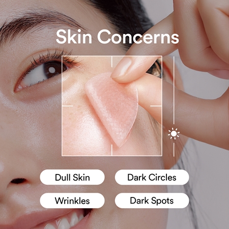 Abib PDRN Retinal Eye Patch Glow Jelly eye pads to treat wrinkles, puffiness and dark circles