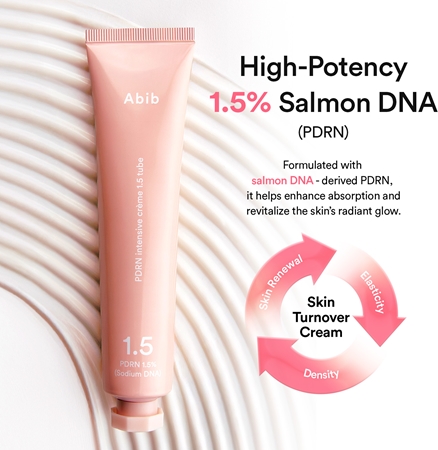 Abib PDRN PDRN Intensive Crème 1.5 Tube revitalisierende Gesichtscreme zur Kräftigung der Hautbarriere