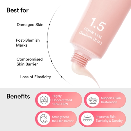 Abib PDRN PDRN Intensive Crème 1.5 Tube revitalisierende Gesichtscreme zur Kräftigung der Hautbarriere